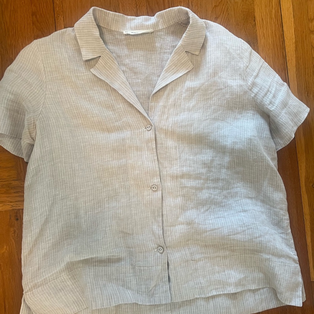 Everlane Light Beige Blouse